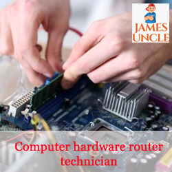 Computer hardware router technician Mr. Pradipta Kundu in Berhampore